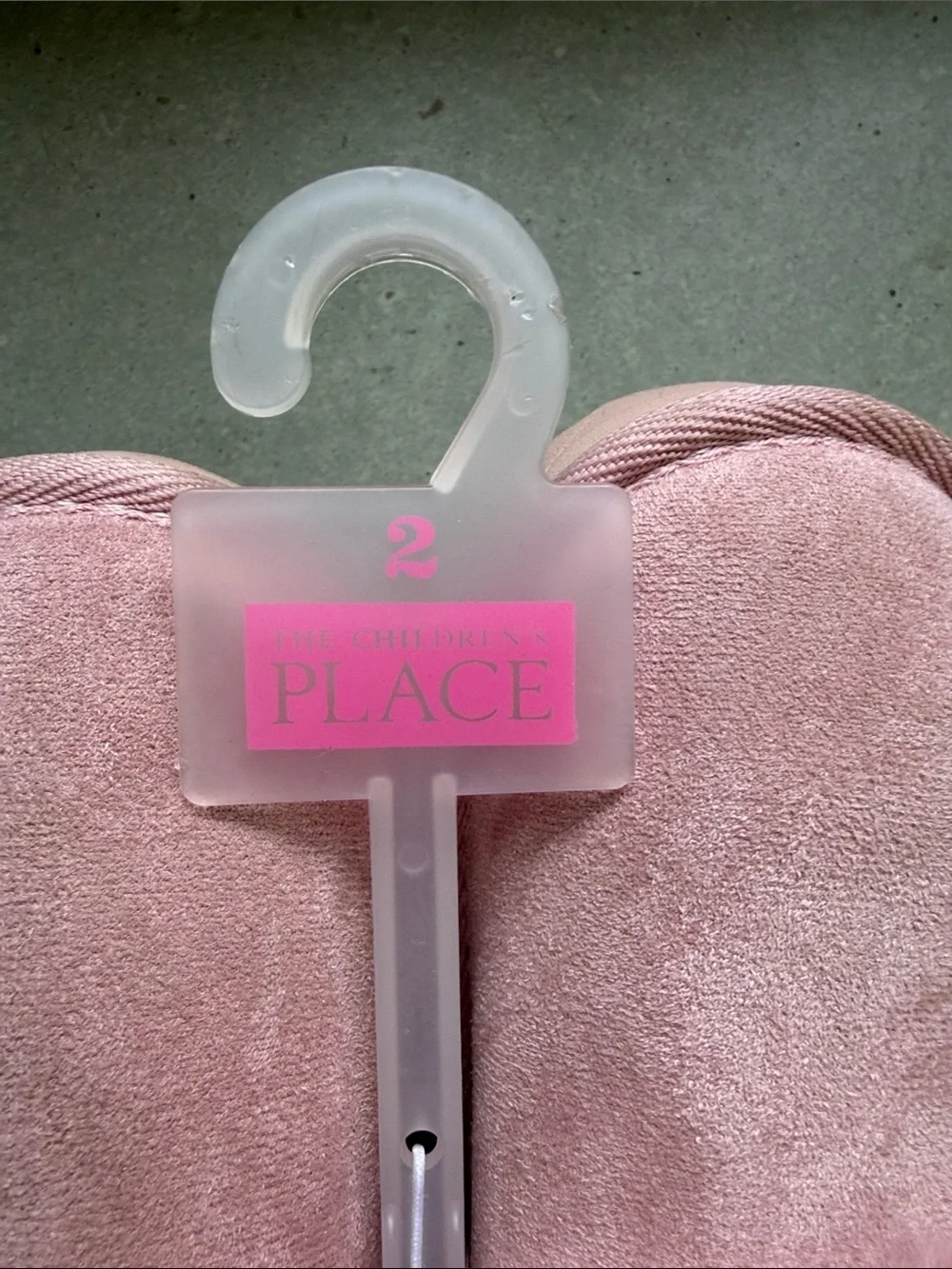 The Children's Place Dusty Pink Plush Slipper Boots